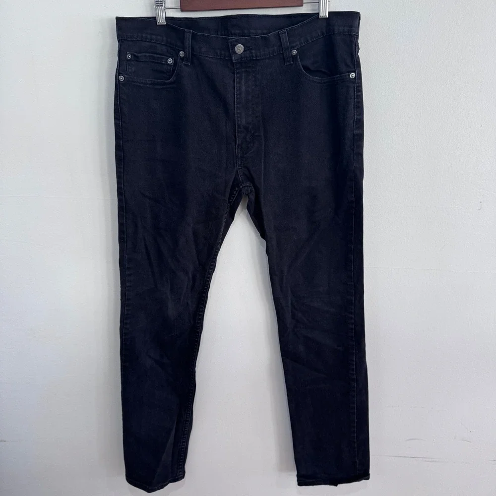 Levi's 511 Mens Black Slim Fit‎ Jeans W38 L34 Waterless Denim